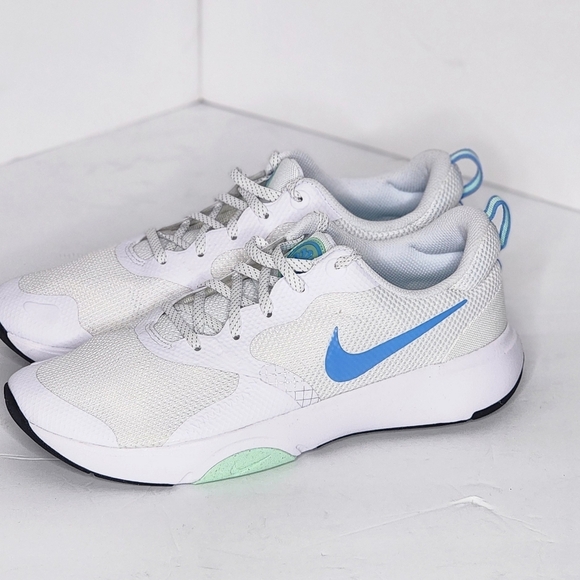 Nike City REP TR White University Blue Women Cross Training Sneakers Size 11 - Picture 8 of 12